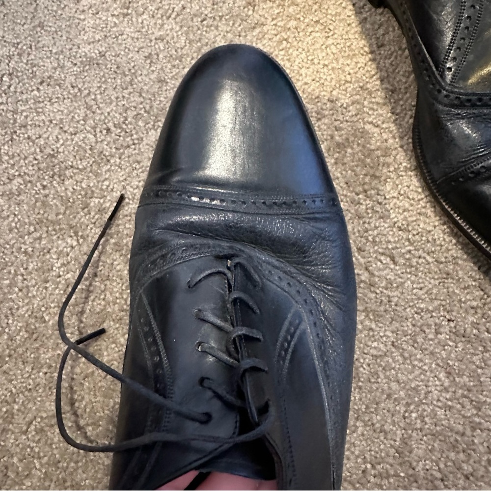 Mezlan Oxford Leather Dress Shoes - Picture 2 of 7